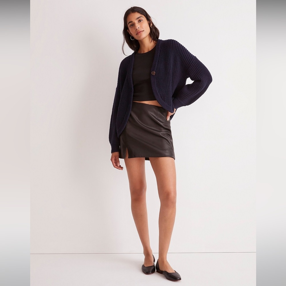 Madewell Navy Blue Cardigan Sweater